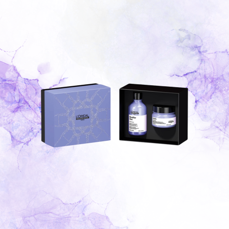 L'OREAL BLODIFIER Serie Expert zestaw | szampon + maska - 3