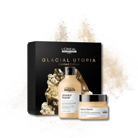 L'OREAL ABSOLUT REPAIR Glacial Utopia zestaw | szampon + maska - 2