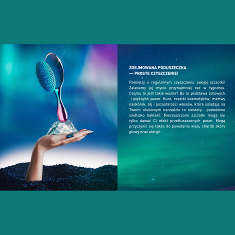 OLIVIA GARDEN DETANGLER M szczotka do rozczesywania | Aurora Blue Niebieska - 5