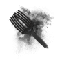 OLIVIA GARDEN FINGERBRUSH COMBO L szczotka z włosiem dzika | Black Czarna - 3