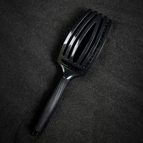 OLIVIA GARDEN FINGERBRUSH COMBO M szczotka z włosiem dzika | Black Onix - 5