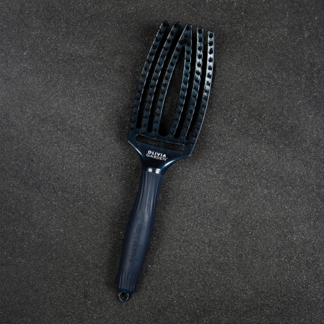 OLIVIA GARDEN FINGERBRUSH COMBO M szczotka z włosiem dzika | Blue Sapphire - 4