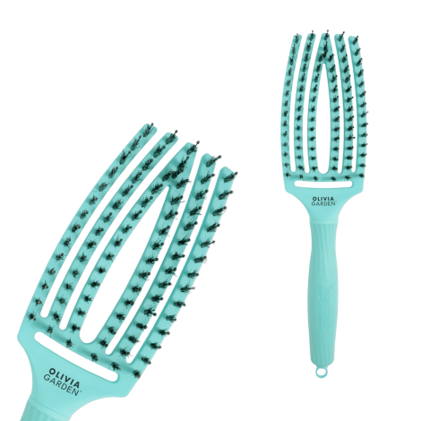OLIVIA GARDEN FINGERBRUSH COMBO M szczotka z włosiem dzika | Fizzy Mint - 3