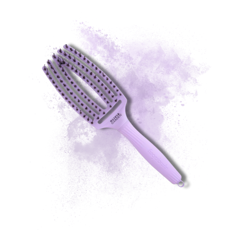 OLIVIA GARDEN FINGERBRUSH COMBO M szczotka z włosiem dzika | Grape Soda - 2