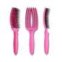OLIVIA GARDEN FINGERBRUSH COMBO M szczotka z włosiem dzika | Neon Pink - 4