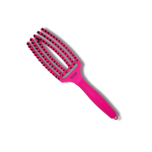 OLIVIA GARDEN FINGERBRUSH COMBO M szczotka z włosiem dzika | Neon Pink