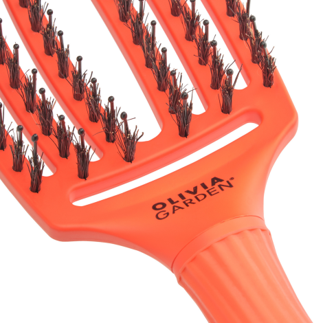 OLIVIA GARDEN FINGERBRUSH COMBO M szczotka z włosiem dzika | Orange Dream - 4