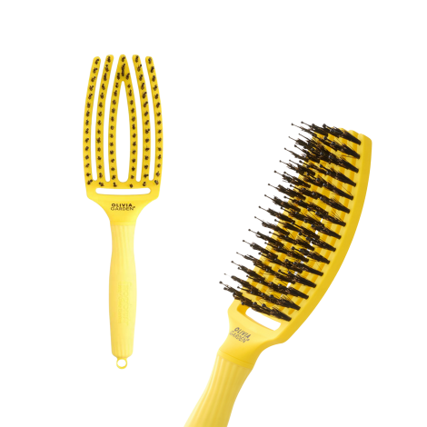 OLIVIA GARDEN FINGERBRUSH COMBO M szczotka z włosiem dzika | Sweet Lemonade - 3