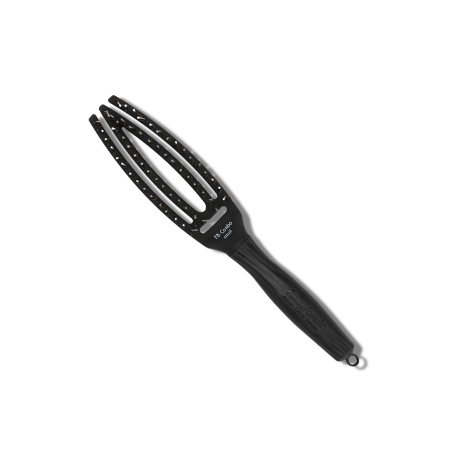 OLIVIA GARDEN FINGERBRUSH COMBO S szczotka z włosiem dzika | Black Czarna