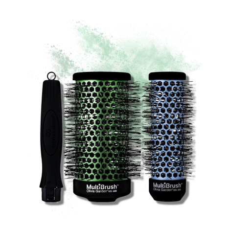 OLIVIA GARDEN MULTIBRUSH 3 KIT zestaw szczotek | rączka + 36 mm i 56 mm - 2