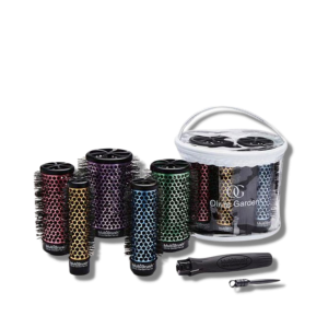 OLIVIA GARDEN MULTIBRUSH 6 KIT zestaw szczotek | rączka + 26 36 46 56 66 mm
