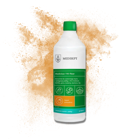 MEDISEPT MEDICLEAN 110 Floor koncentrat do mycia podłóg 1000 ml - 2
