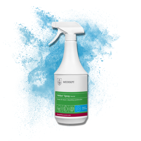 MEDISEPT VELOX Spray Neutral do mycia i dezynfekcji powierzchni 1000 ml - 2