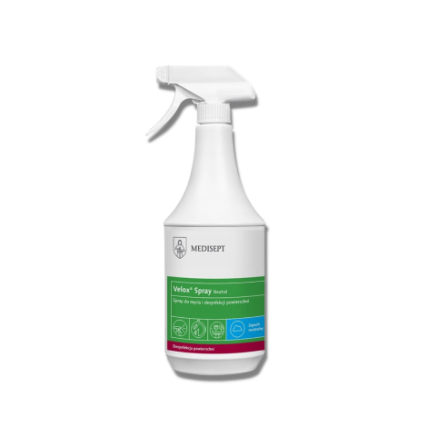 MEDISEPT VELOX Spray Neutral do mycia i dezynfekcji powierzchni 1 000 ml