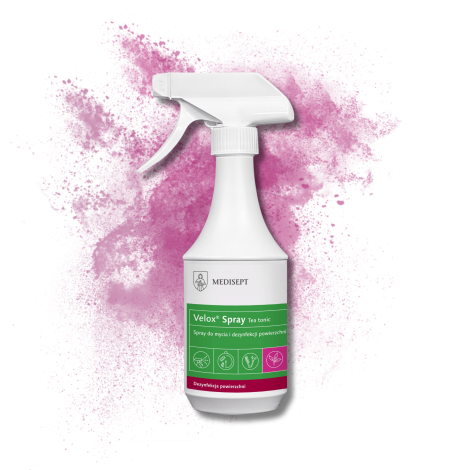 MEDISEPT VELOX Spray Tea Tonic do mycia i dezynfekcji powierzchni 1000 ml - 2