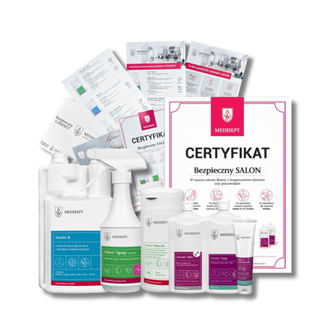 MEDISEPT PAKIET Bezpieczny Salon Beauty | zestaw 6 produktów do dezynfekcji - 2