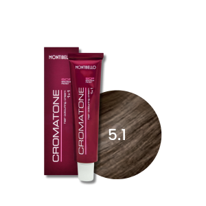 MONTIBELLO CROMATONE profesjonalna trwała farba do włosów 60 ml | 5.1