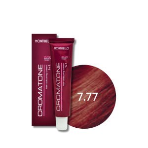 MONTIBELLO CROMATONE profesjonalna trwała farba do włosów 60 ml | 7.77