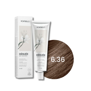 MONTIBELLO DENUEE naturalna farba do włosów bez amoniaku 60 ml | 6.36