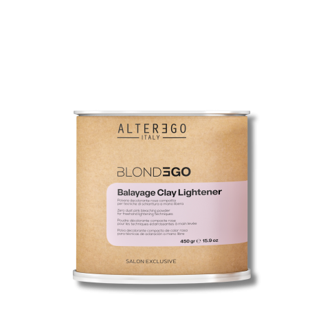 ALTER EGO BLONDEGO Balayage Clay Lightener różowy bezpyłowy proszek 450 g