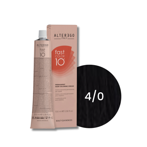 ALTER EGO FAST COLOR 10 MINUT trwała farba krem koloryzujacy 100 ml | 4/0