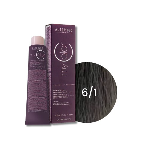 ALTER EGO MY COLOR trwała farba do włosów bez amoniaku 100 ml | 6/1
