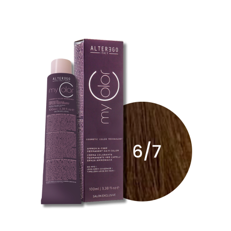 ALTER EGO MY COLOR trwała farba do włosów bez amoniaku 100 ml | 6/7