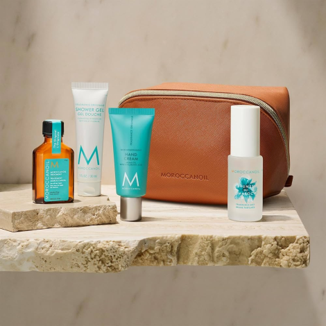 MOROCCANOIL Body zestaw podróżny w beżowej kosmetyczce | Pielęgnacja ciała - 3