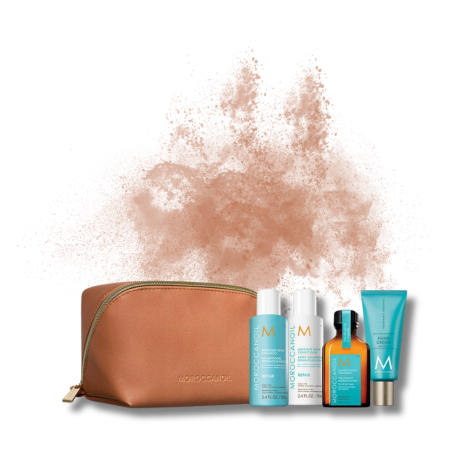 MOROCCANOIL Repair zestaw podróżny w beżowej kosmetyczce | Odbudowa - 2