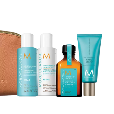 MOROCCANOIL Repair zestaw podróżny w beżowej kosmetyczce | Odbudowa - 4