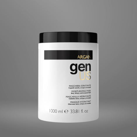 GENUS ARGAN maska nawilżająca do włosów suchych i kręconych 1 000 ml - 3