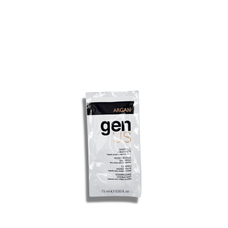 GENUS ARGAN szampon nawilżający do włosów suchych kręconych 15 ml
