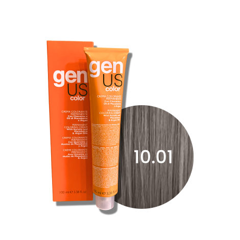 GENUS COLOR krem koloryzujący profesjonalna farba do włosów 100 ml | 10.01