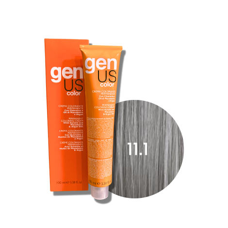 GENUS COLOR krem koloryzujący profesjonalna farba do włosów 100 ml | 11.1
