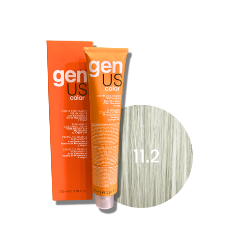GENUS COLOR krem koloryzujący profesjonalna farba do włosów 100 ml | 11.2