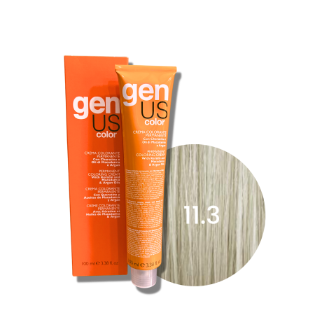 GENUS COLOR krem koloryzujący profesjonalna farba do włosów 100 ml | 11.3
