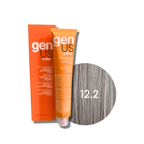 GENUS COLOR krem koloryzujący profesjonalna farba do włosów 100 ml | 12.2