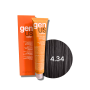 GENUS COLOR krem koloryzujący profesjonalna farba do włosów 100 ml | 4.34 - 2