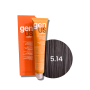 GENUS COLOR krem koloryzujący profesjonalna farba do włosów 100 ml | 5.14 - 2