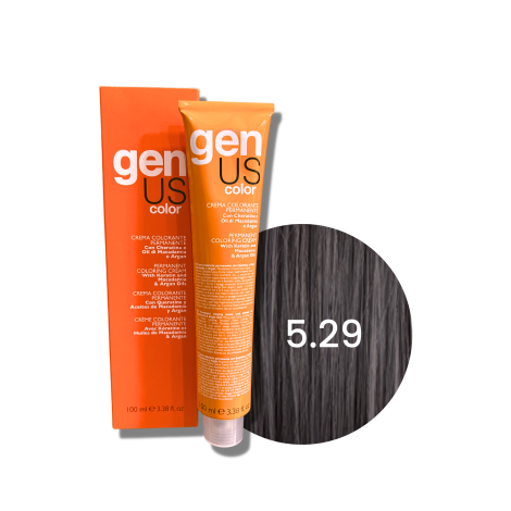 GENUS COLOR krem koloryzujący profesjonalna farba do włosów 100 ml | 5.29