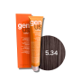 GENUS COLOR krem koloryzujący profesjonalna farba do włosów 100 ml | 5.34 - 2