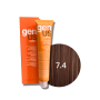 GENUS COLOR krem koloryzujący profesjonalna farba do włosów 100 ml | 7.4 - 2