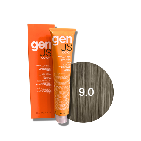 GENUS COLOR krem koloryzujący profesjonalna farba do włosów 100 ml | 9.0