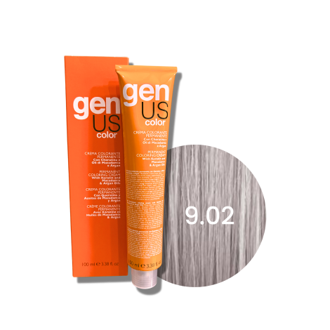 GENUS COLOR krem koloryzujący profesjonalna farba do włosów 100 ml | 9.02