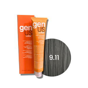 GENUS COLOR krem koloryzujący profesjonalna farba do włosów 100 ml | 9.11
