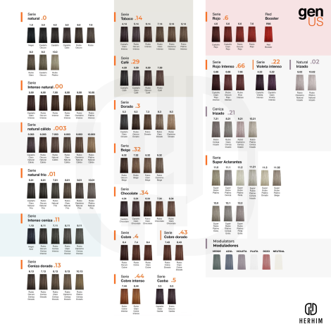 GENUS COLOR krem koloryzujący profesjonalna farba do włosów 100 ml | Neutro - 3