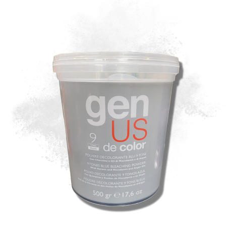 GENUS DE COLOR 9 Tones Blue Bleaching Powder rozjaśniacz 9 tonów 500 g - 2