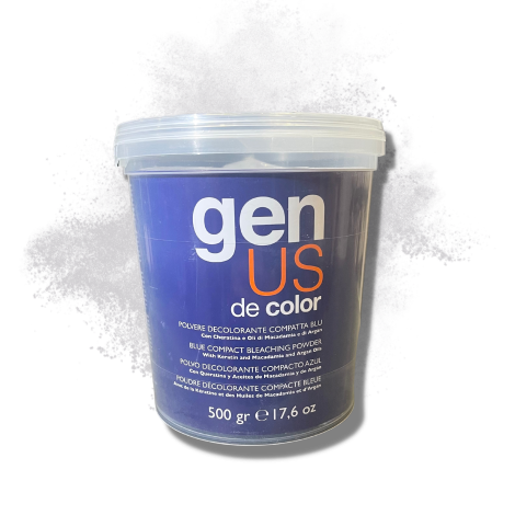 GENUS DE COLOR Blue Compact Bleaching Powder rozjaśniacz Niebieski 500 g - 2