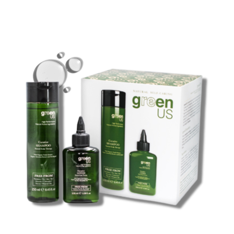 GENUS GREENUS CURATIVE zestaw naturalnej kuracji skalpu | 250 ml + 100 ml - 2