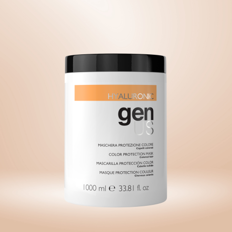 GENUS HYALURONIC maska wygładzająca do włosów farbowanych 1 000 ml - 3